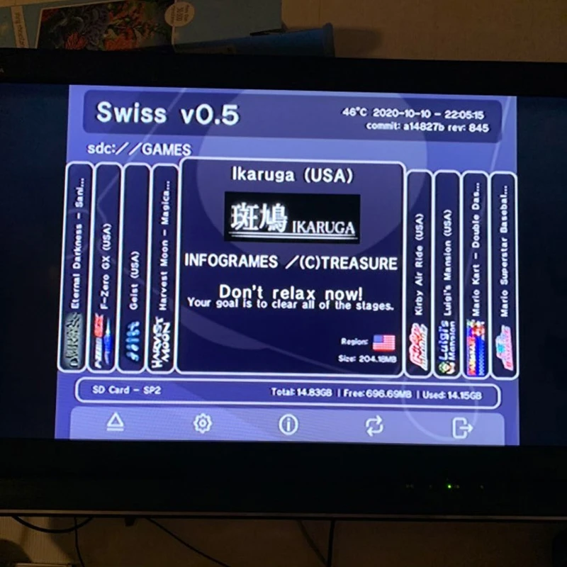 Запасные части для игр NTSC Gamecube SD2SP2 SDCard адаптер диск DVD Прямая поставка