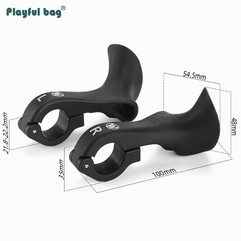 Нейлоновые наконечники руля для горного велосипеда 22 2 мм ультралегкие