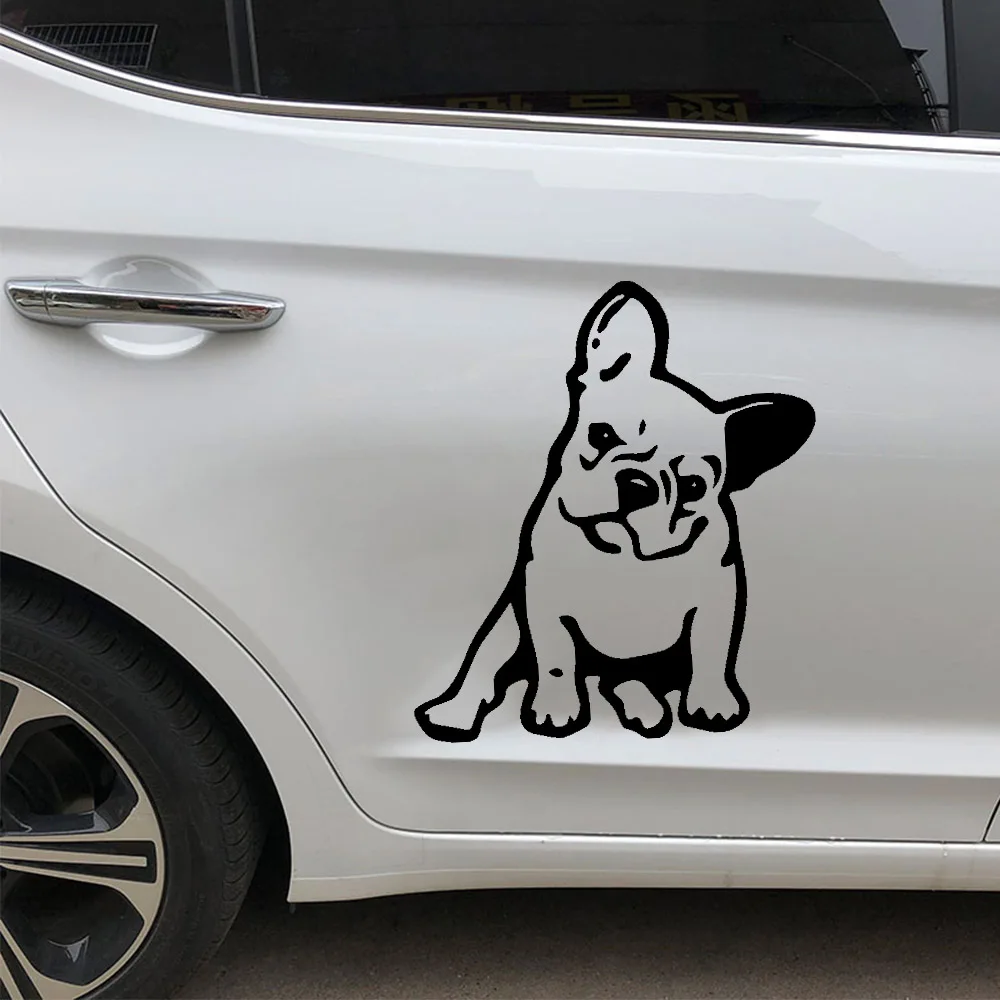 

Drop Shipping dog Auto Stickers On The Car Interesting Reflective Car Stickers Decals