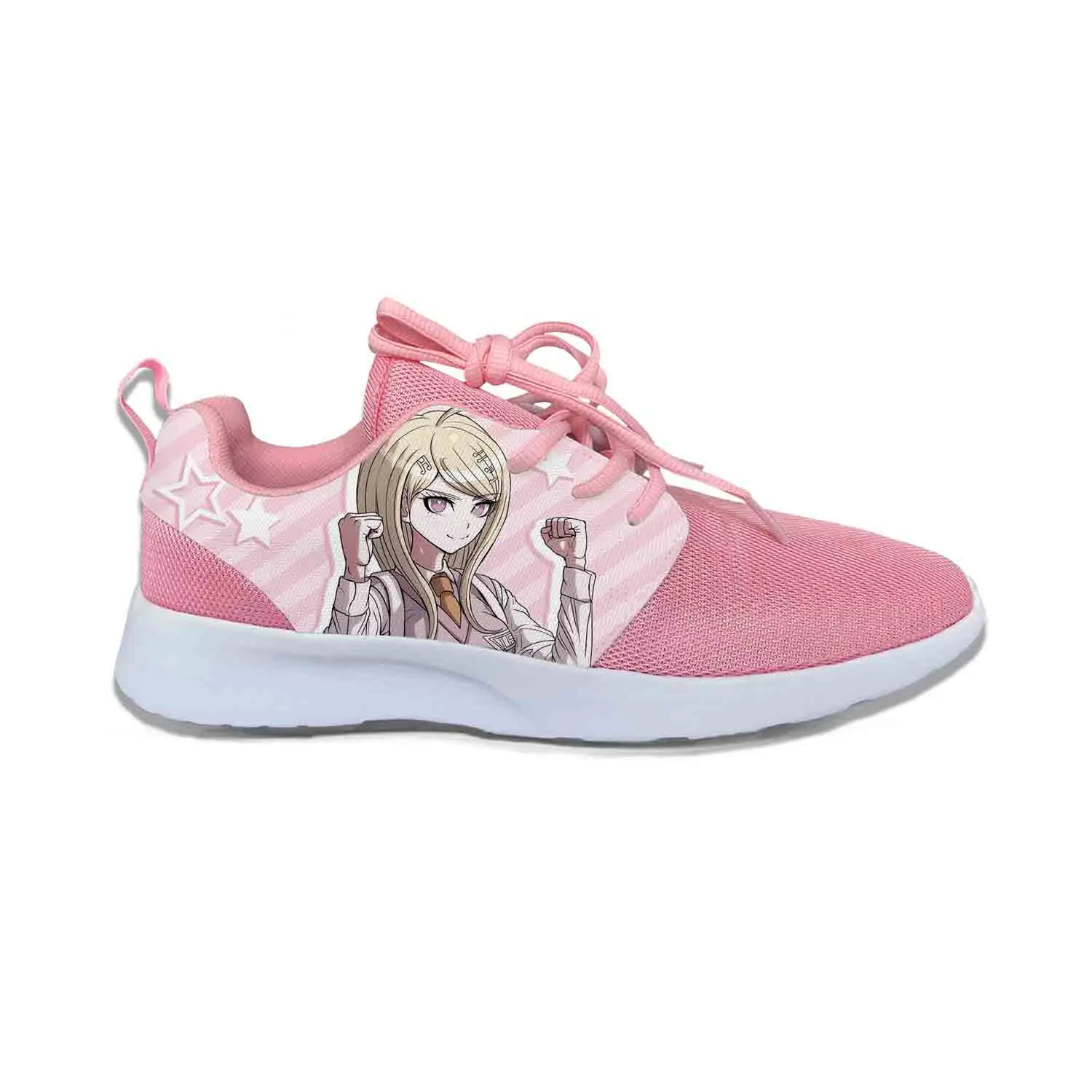 

Anime Manga Cartoon Danganronpa Akamatsu Kaede Sport Running Shoes Casual Breathable Lightweight 3D Print Female Women Sneakers