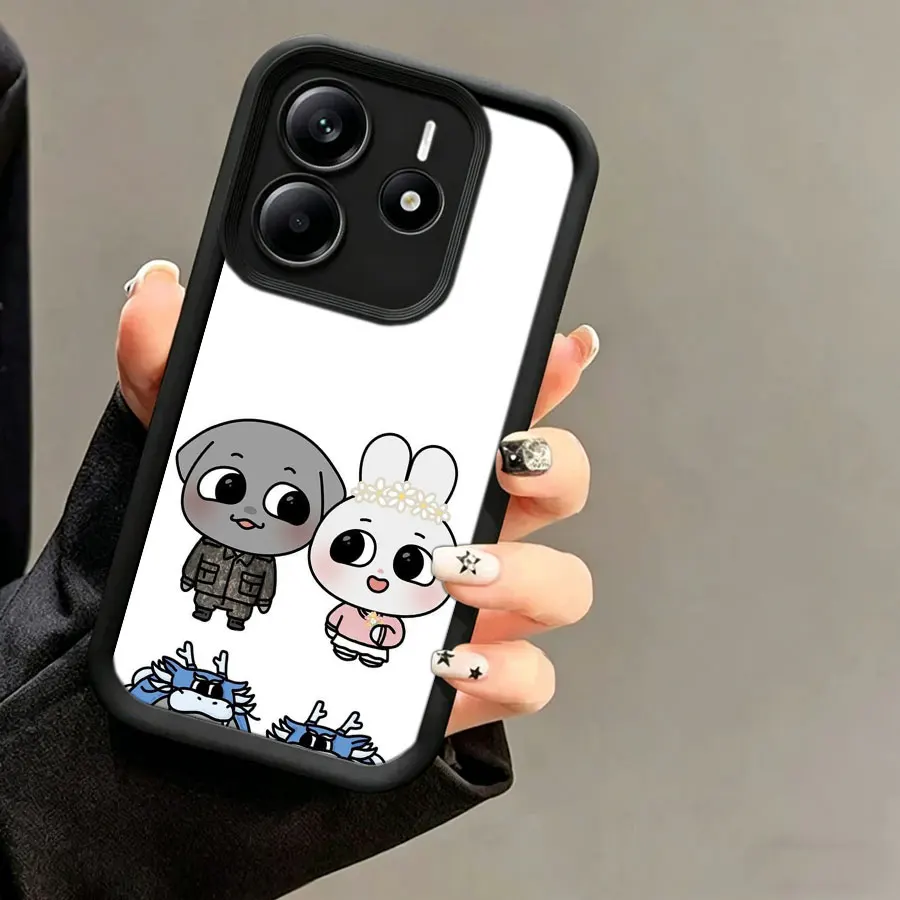 Фото Милый мультяшный чехол K-Kkamang для телефона Xiaomi Poco M8 M7 X7 X6 X5 Pro F8 F7 Ultra Mi 15T 17T 17 Pro Max 15 14T 14 Pro Cover Coque №5