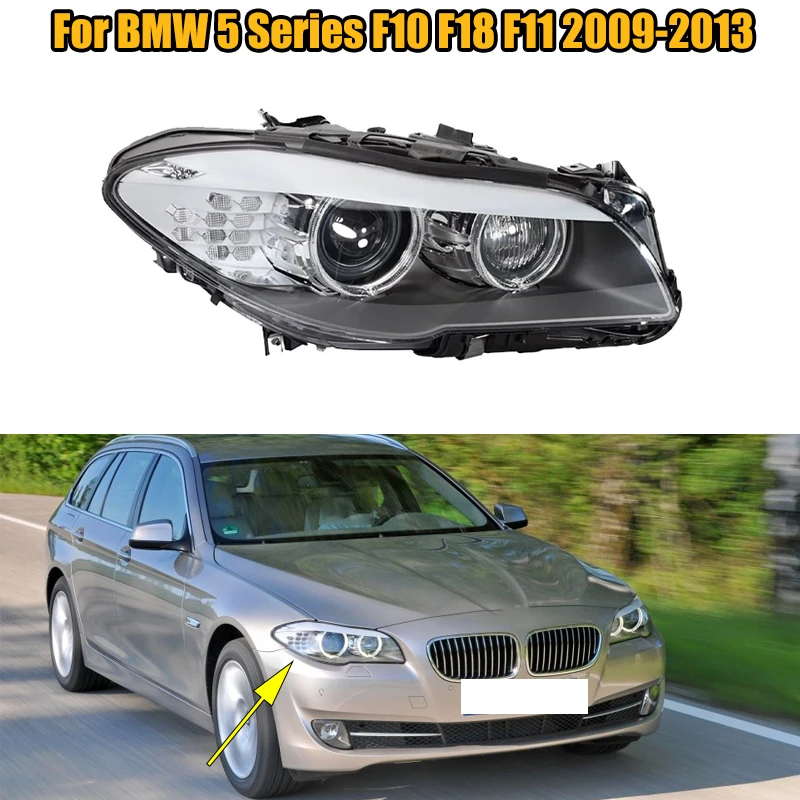 Для BMW 5 серии F10 F18 F11 2009-2013 520i 525d 530d 535i 550i ксеноновые передние фары автомобильные