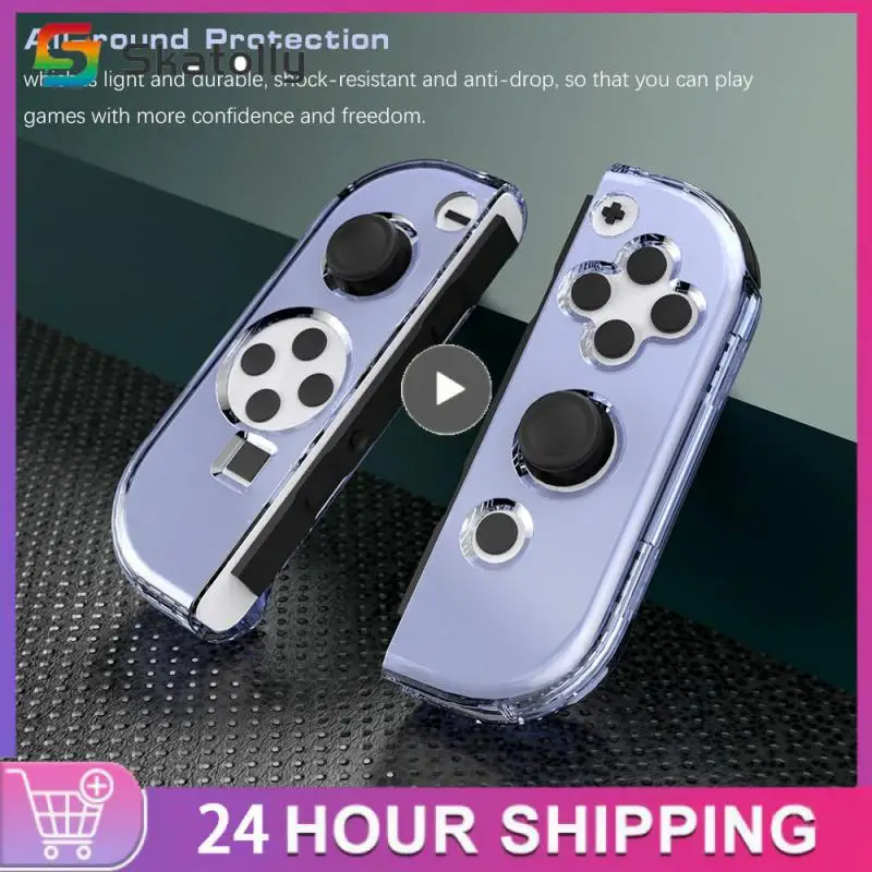 

Easy Charging Protective Case Pink Gamepad Bare Metal Feel Handle Accessories Super Drop-proof Ultra Thin Case Full Surround