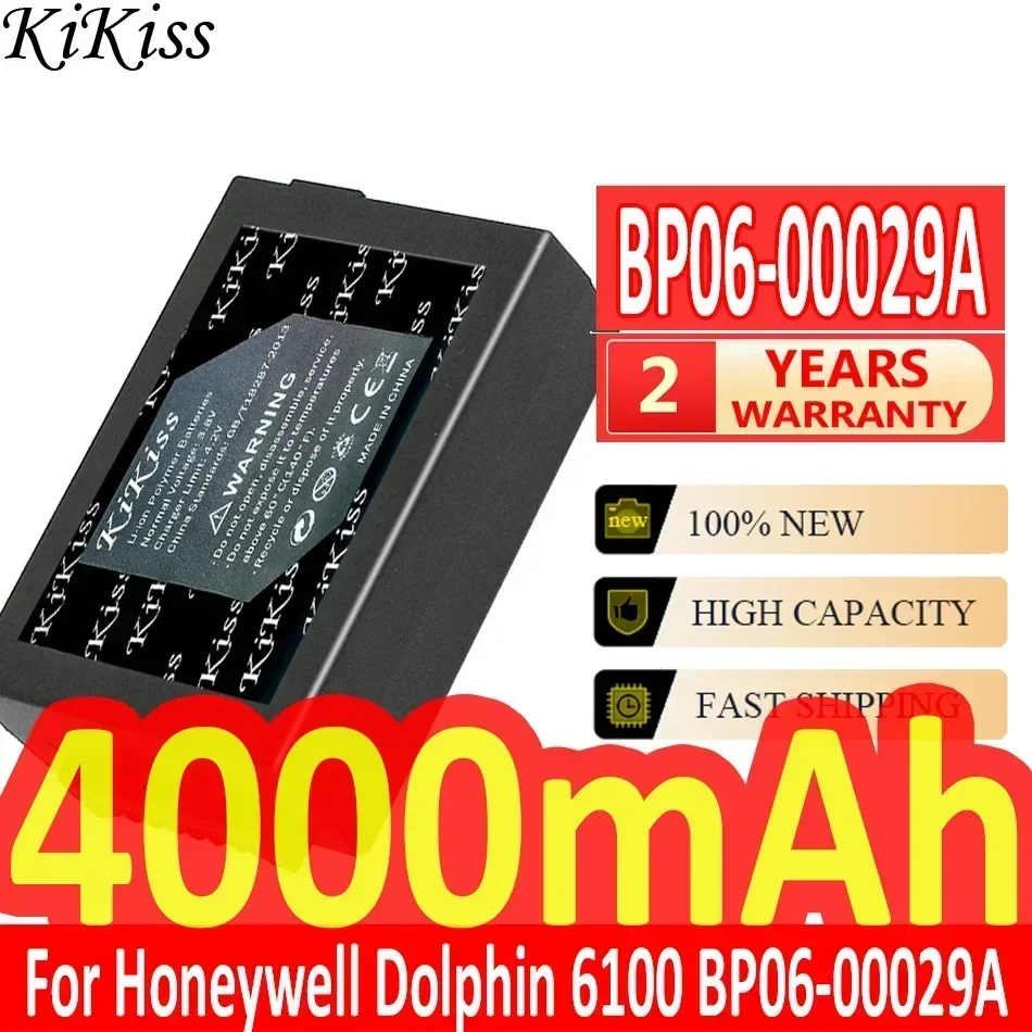 Мощная батарея 4000 мАч/3300 мАч KiKiss для Honeywell Dolphin 6100 6110 BP06-00028A /BP06-00029A