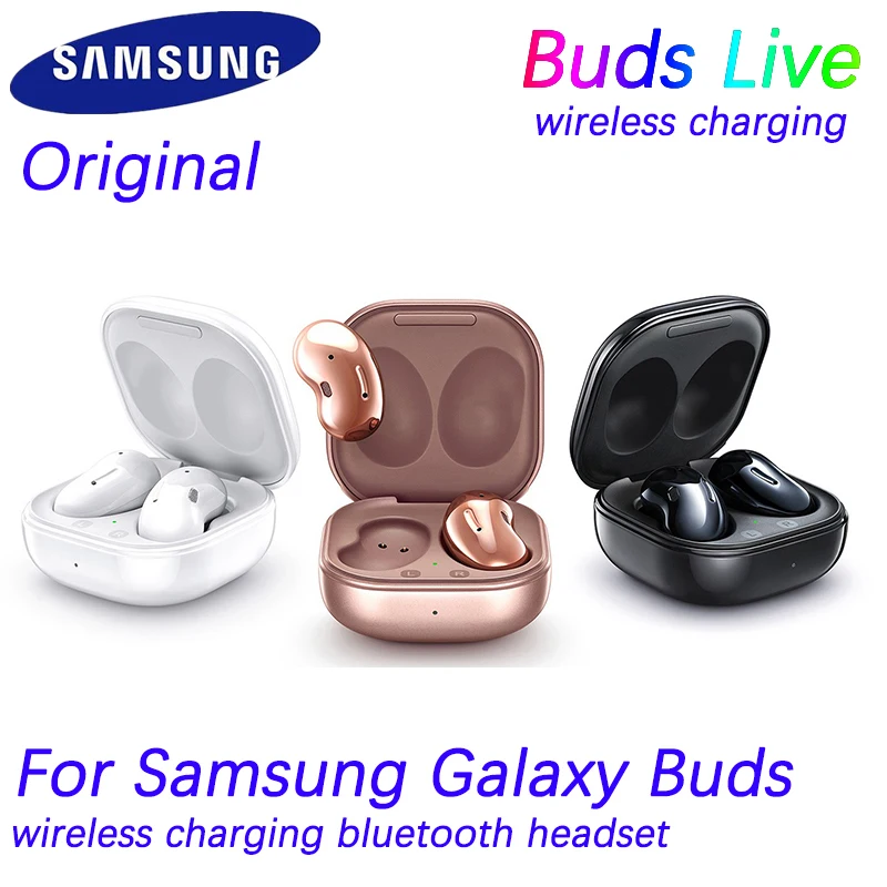 

Original Samsung Galaxy Buds Live AKG Noise Cancelling Headphones Bluetooth Earphones for Galaxy S22 Ultra S21FE S20 A22 5G A52
