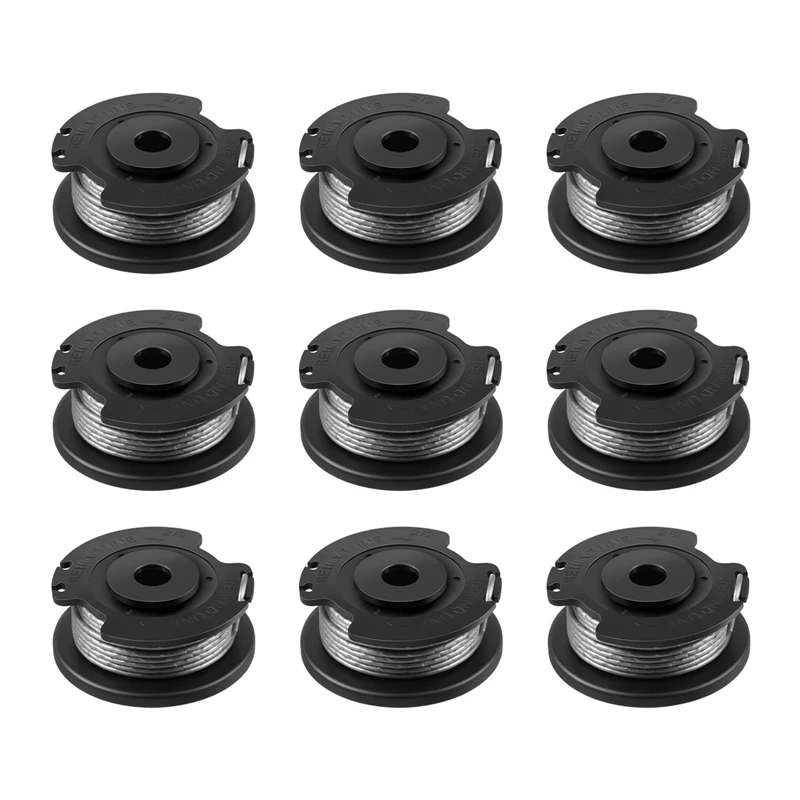 

9Pack F016800569 Strimmer Spool And Line For Easygrasscut 23, 26, 18, 18-230, 18-260, 18-26 Replacement
