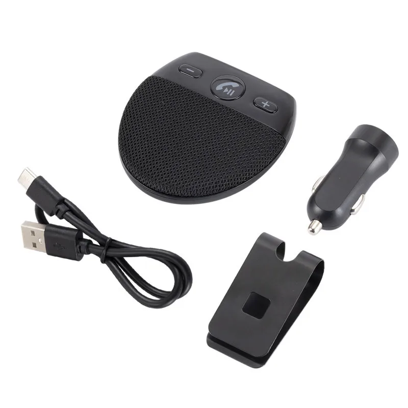 

Wireless Vehicle Car Bluetooth Speakerphone Sun Visor Car Accessories Bluetooth V5.0 Speakers Handsfree Car Kit Hands-free