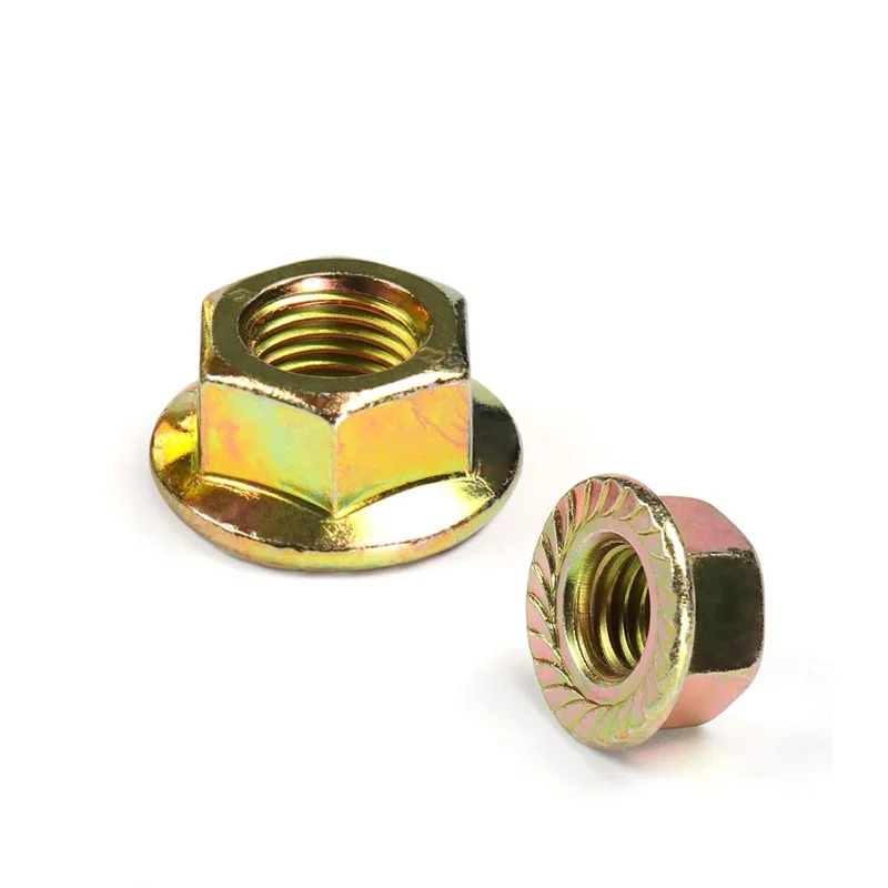 

Фланцевые стопорные гайки KEETOGETHER цветная цинковка М3 М4 М5 М6 М8 М10 М12