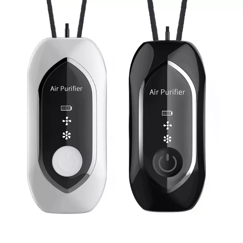 

Purifier Portable, Personal Necklace USB Rechargeable Air Cleaner, Mini Ionic Purifier Wearable for Home Car