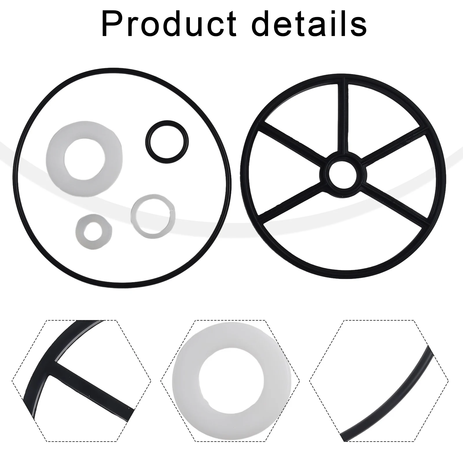 Простая установка и устранение утечек с помощью этого комплекта уплотнений