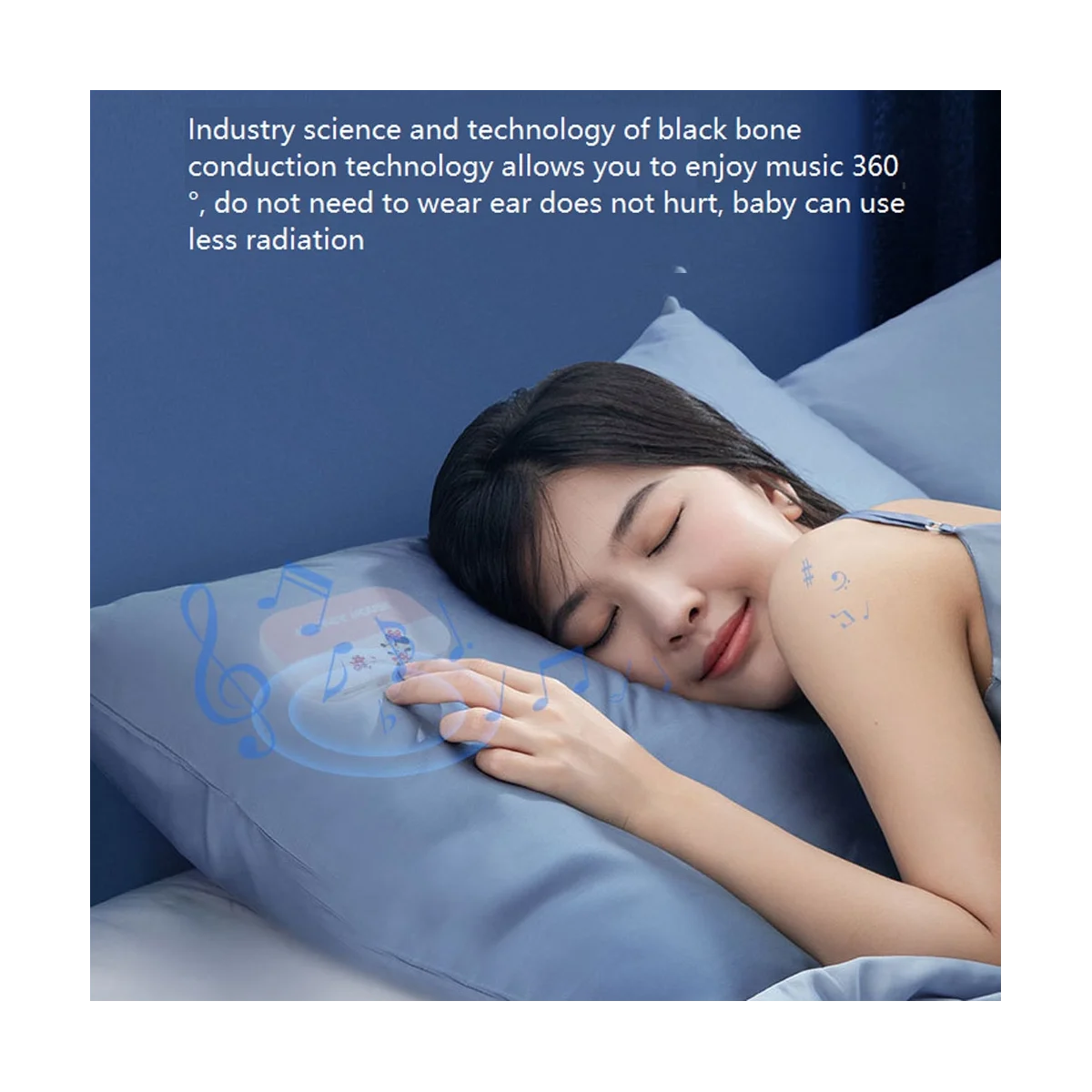 Беспроводная музыкальная шкатулка костной проводимости