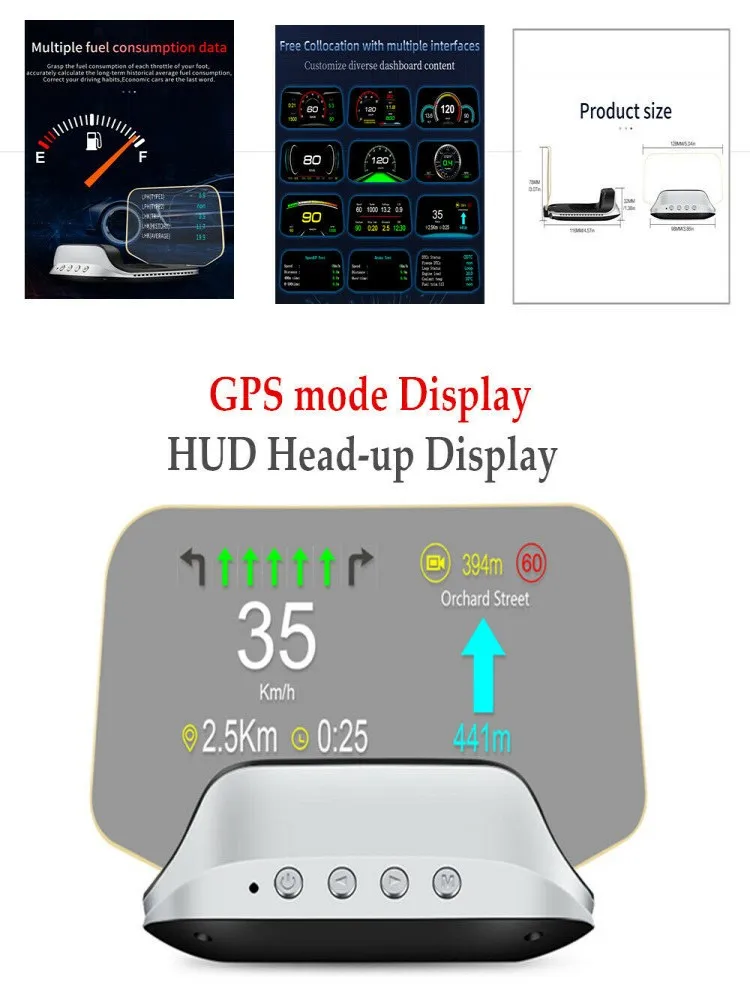 

Автомобильный дисплей hud