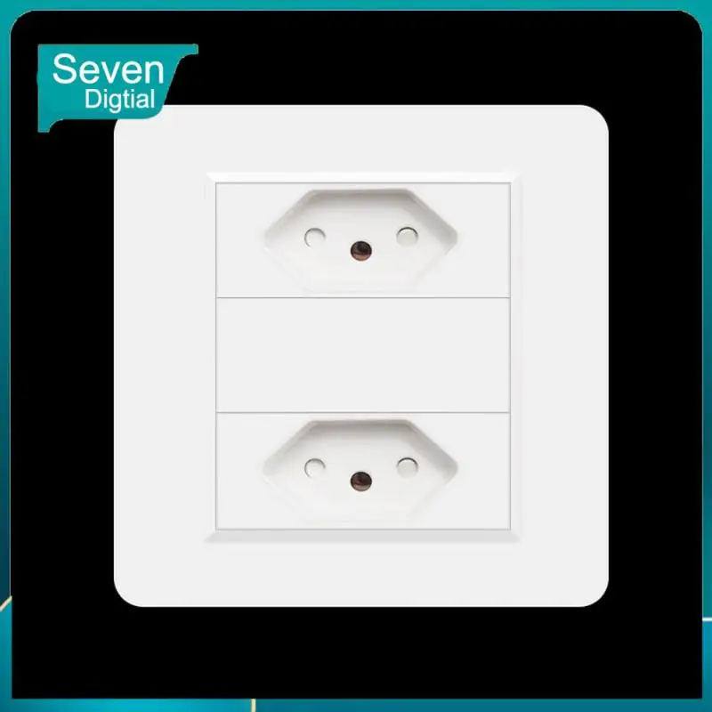 

Smart Home 118 Type Brazil Plug Three Round Holes Double Ubs Power Socket 86 Type Brazil Eu Standard Three Jack 2023 Wall Socket