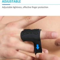 adjustable finger brace splint sleeve thumb support protector soft breathable cushion for basketball volleyball badminton t k9x5