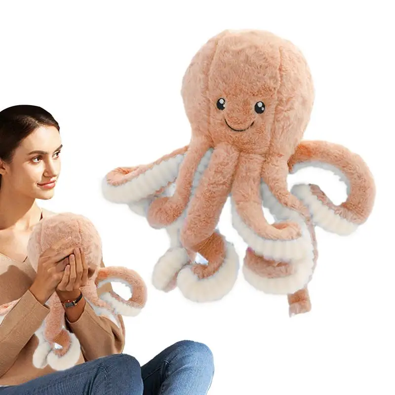 

Осьминог, плюшевая игрушка, Реалистичная мягкая милая игрушка-осьминог, милый удобный дизайн осьминога, плюшевое животное для детей, девочек, мальчиков