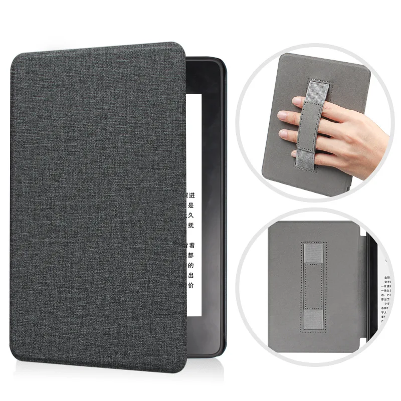 

Магнитный умный чехол с ручным ремешком для всех новых 2021kpw5 Kindle Paperwhite 5 поколения 6,8 дюймов силиконовый чехол с надписью Funda
