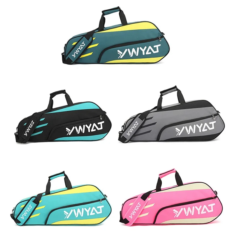 

Squash Badminton Racket Tennis Bag Large Lightweight Waterproof Backpack Shoulder Bag 3 Tennis Rackets Outdoor Training -40