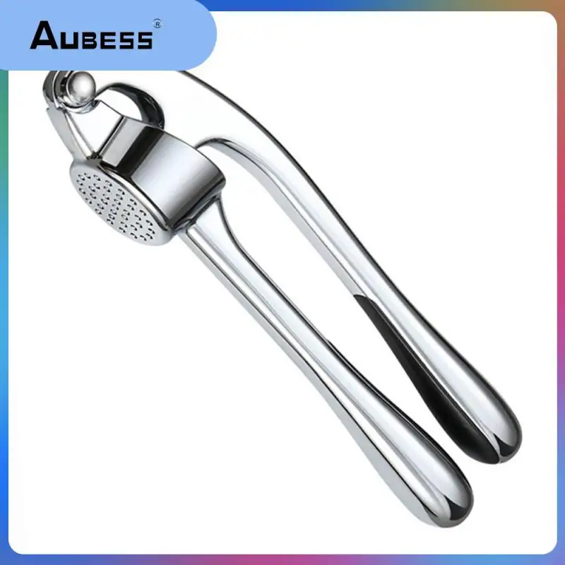 

Garlic Stainless Steel Zinc Alloy Manual Press Garlic Artifact Garlic Peeling Garlic Kitchen practical Tool labor-saving press