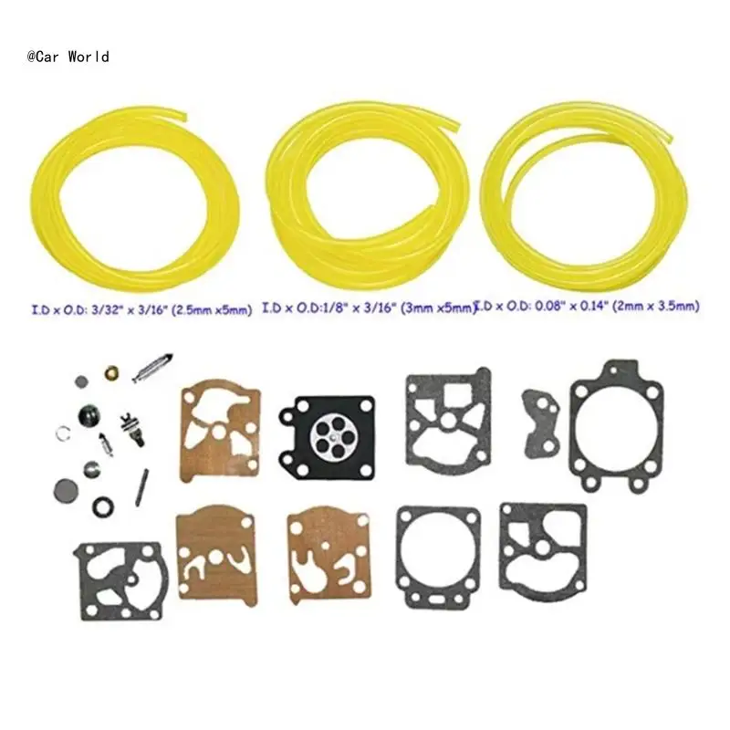 

6XDB Карбюратор, прокладка диафрагмы карбюратора, ремонтный комплект иглы для устранения проблем с утечкой масла, совместимый с