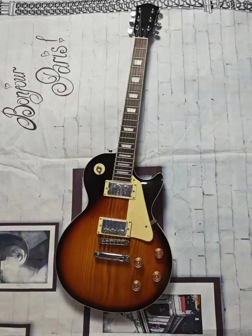

Single board water willow LP electric guitar, rose wood fingerboard, no logo, premium guitar, brand new six string guitar