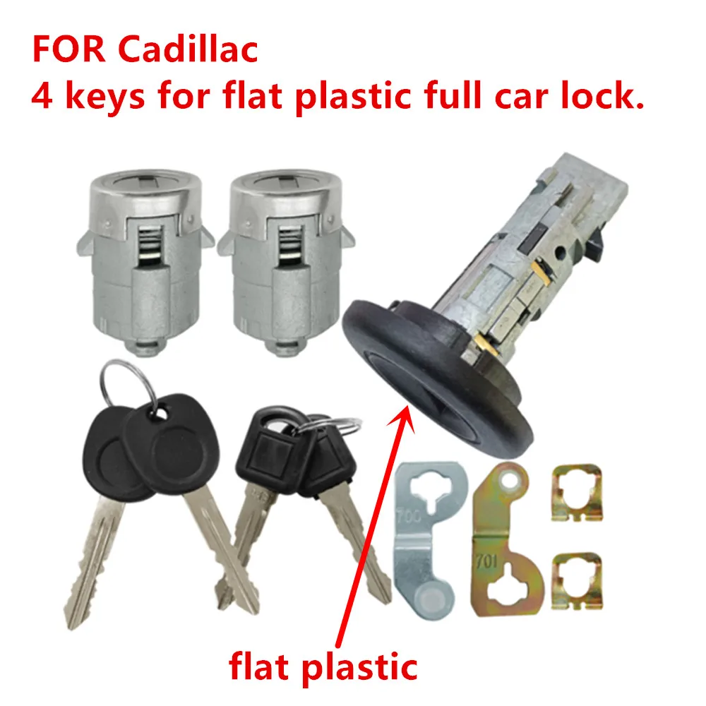 7-8-9 ДЛЯ Cadillac — комплект из 7 плоских пластиковых автомобильных замков. 2 или 4