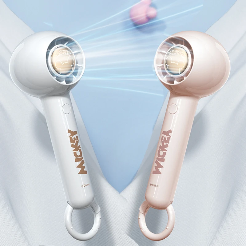 

Disney Summer Portable Mute Fan Outdoor Travel Mickey Children Kid Cooling Winnie Pooh Hand Pressure Mini Fan USB Creative Gift