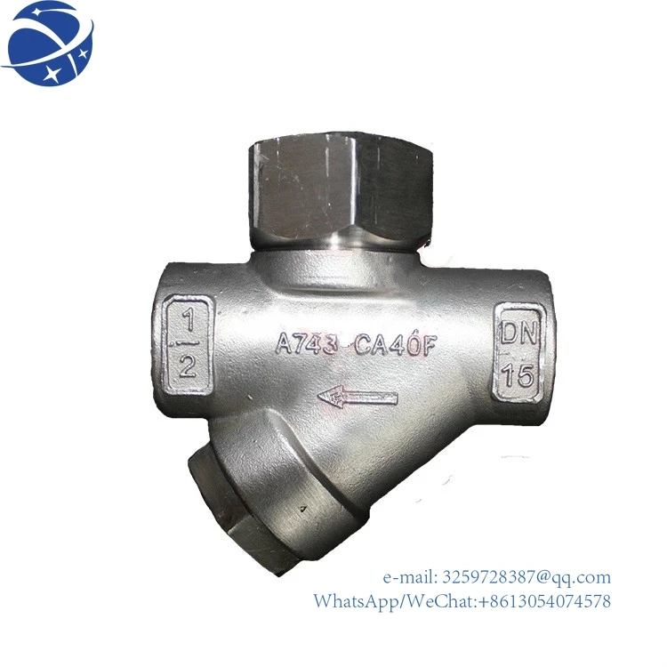 

Thermodynamic Stainless Steel Steam Valve DN15 DN20 DN25 Type Y Female Thread Disc Type Steam Trap