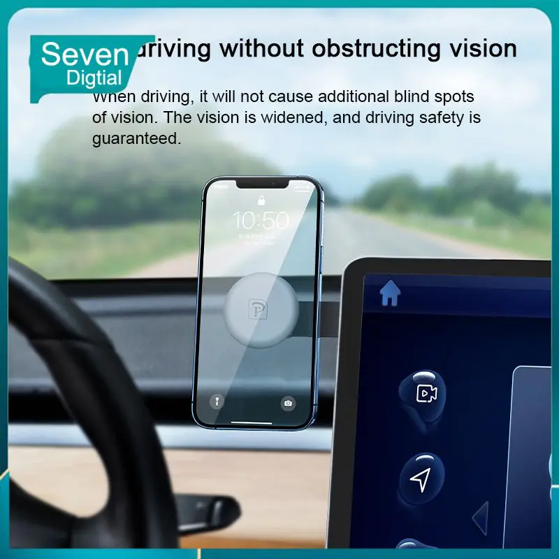 

Abs Fall Prevention Macsafe Station Horizontal Mobile Phone Bracket Vertical Strong Adhesion Magnetic Bracket Mobile Accessories