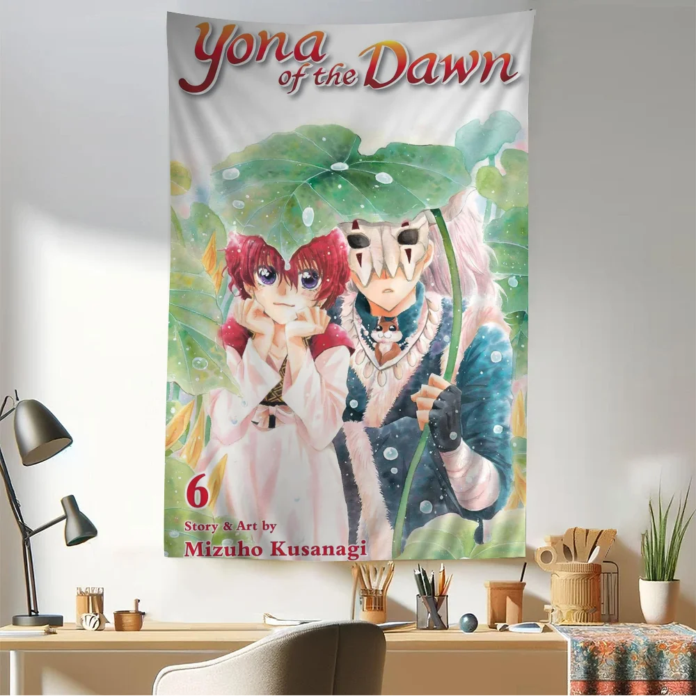 Аниме Yona Of The Dawn аниме гобелен хиппи цветы настенные ковры Декор для спальни