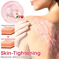 face body peach fragrant tender scrub improve dullness oil control moisturizing pore cleansing nicotinamide face exfoliate care