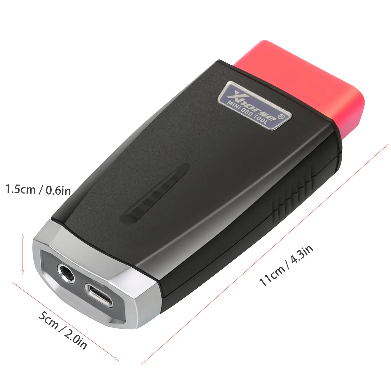 Инструмент Xhorse VVDI Mini OBD работает с приложением Key Tool Max/Xhorse