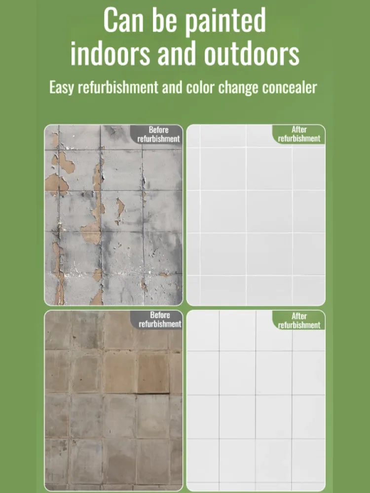 Краска для плитки на водной основе изменения цвета Водонепроницаемое