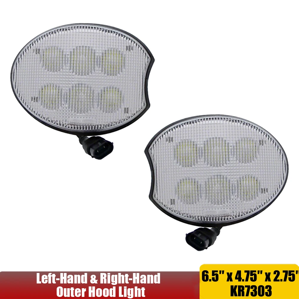 

12 В 24 В светодиодная внешняя световая бленда-Дальний свет для тракторов John Deere 7020 серии: 7720, 7820, 7920, re18подвесные, RE205361