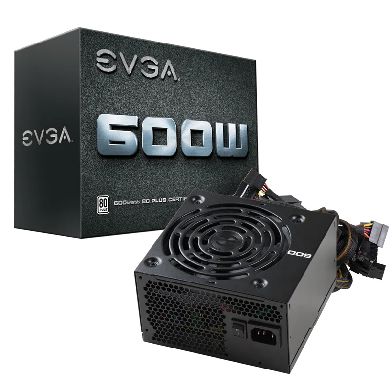 

Evga 600w2 desktop computer power supply rated 600Watt desktop PSU