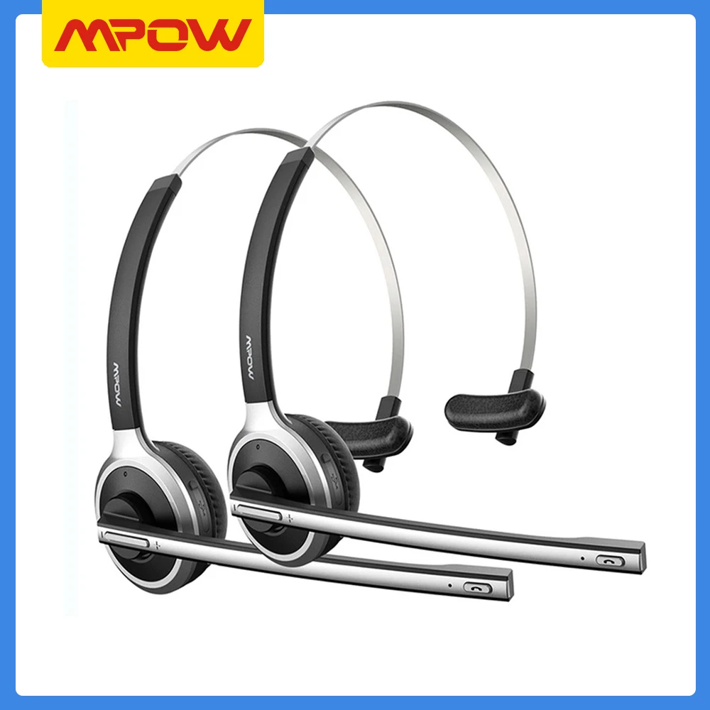 Mpow-auriculares inalámbricos M5 con Bluetooth V5.0 para conductor de camión, cascos manos...