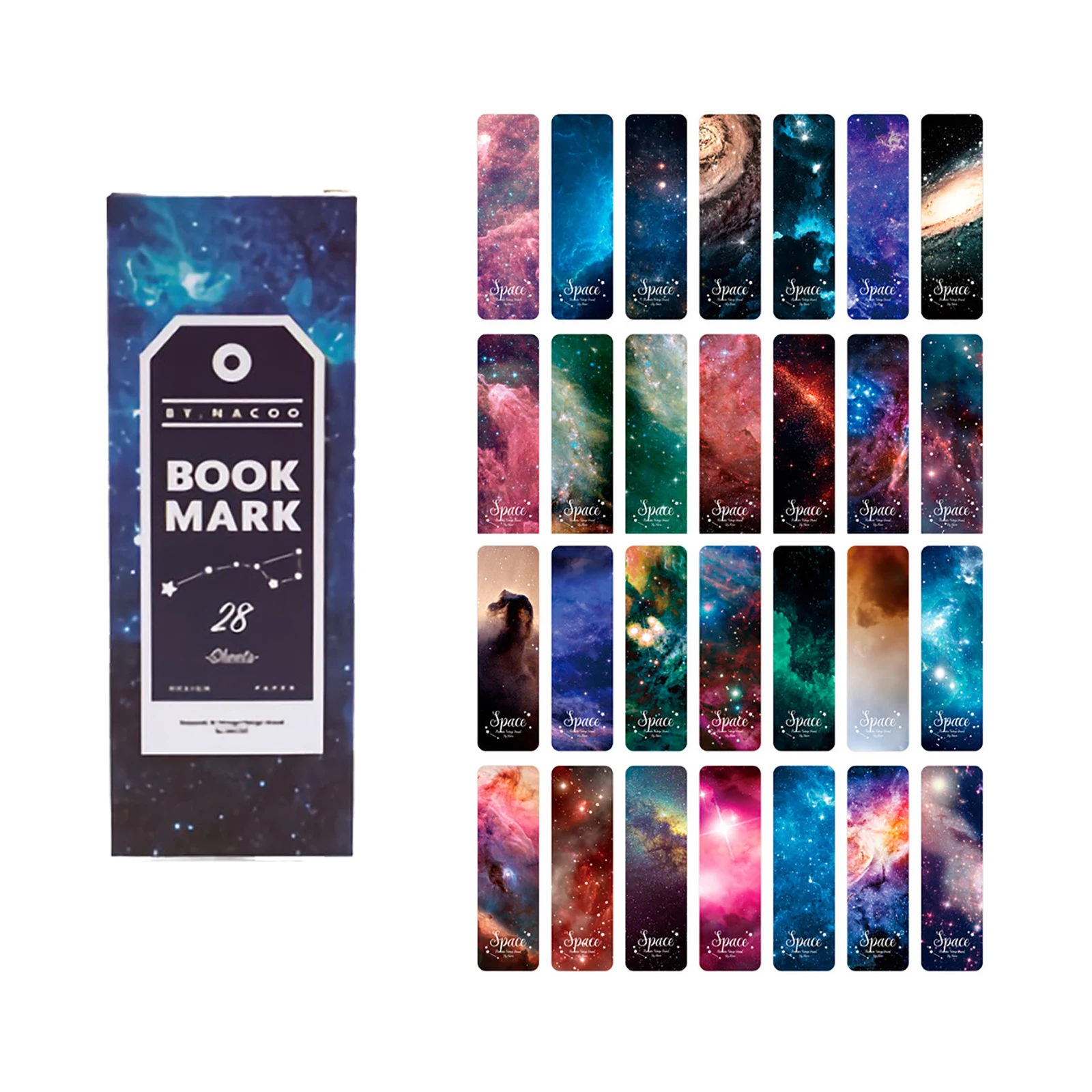 Ретро-закладка для студентов цветная космическая Закладка бумага креативные