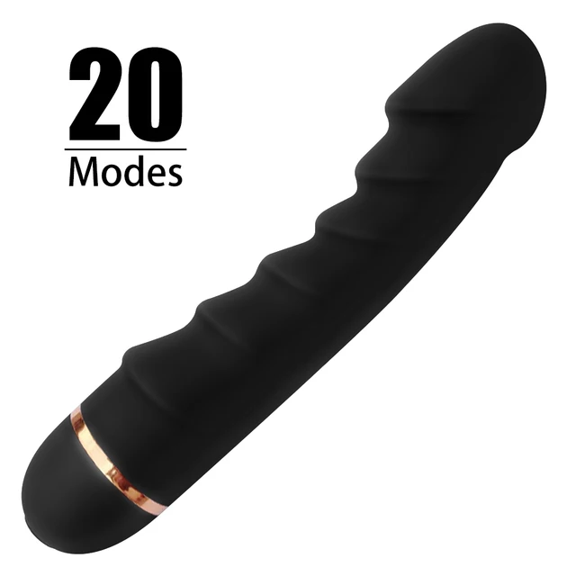 20 Modes Vibrator Soft Silicone Dildo 1