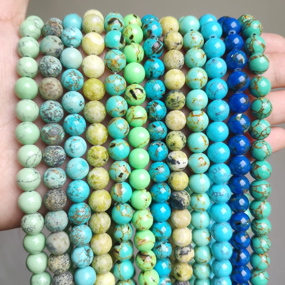 Рисунок 3 - Круглые бусины естественный голубой