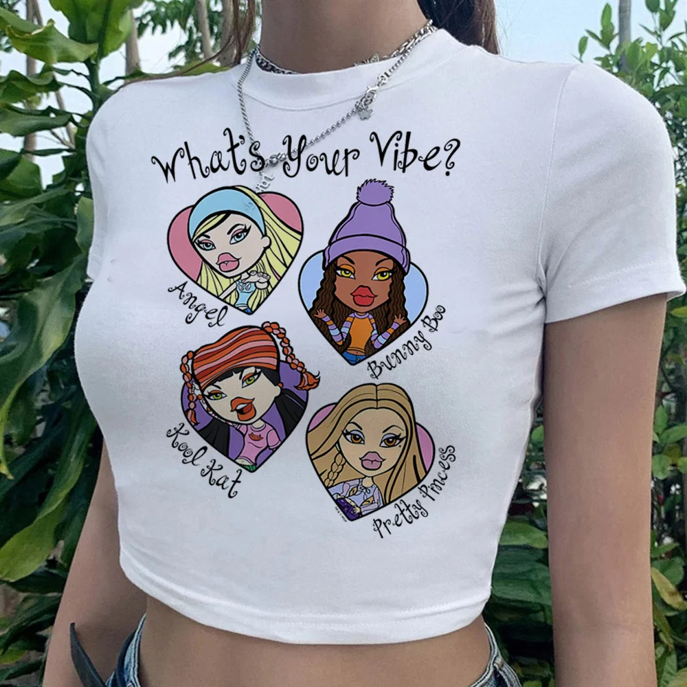 

Футболка женская в стиле кибер, в стиле 90-х, 2000