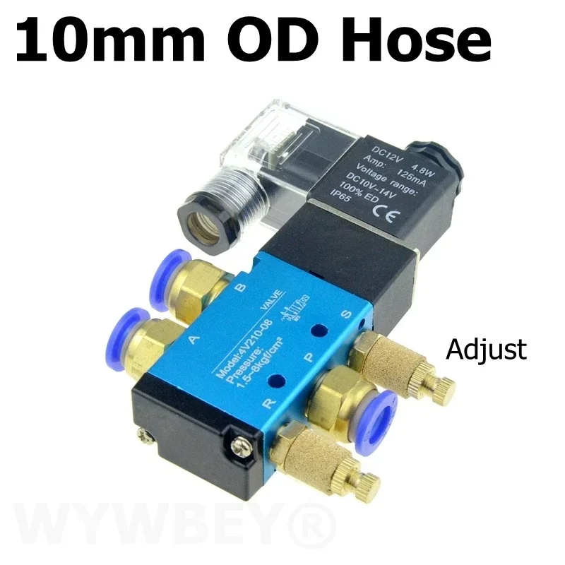 

Пневматический электрический электромагнитный клапан, 5-ходовой, 2-позиционный, 12 В, 24 В, 220 В, 6 мм, 8 мм, 10 мм, шланг, регулировка регулировки, контроль воздуха, газа, магнитный клапан