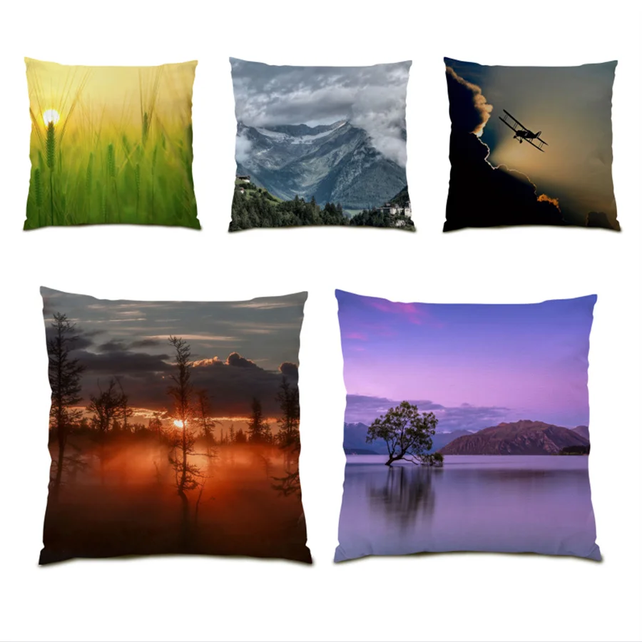 

Decoration Home Decor Beautiful Pilow Cover45x45 Comfortable Polyester Linen Real Picture Pillow Covers Decorative CushionE0789