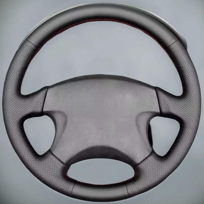 

DIY черный чехол на руль автомобиля из искусственной кожи из микрофибры для Subaru Forester Impreza Legacy Outback 1999-2004 Baja 2003-2006