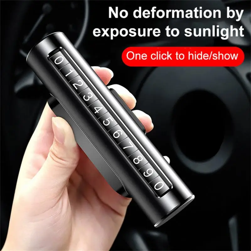 

Солнцезащитный Автомобильный Номерной стикер кронштейн для телефонного номера креативная металлическая табличка для телефонного номера ...