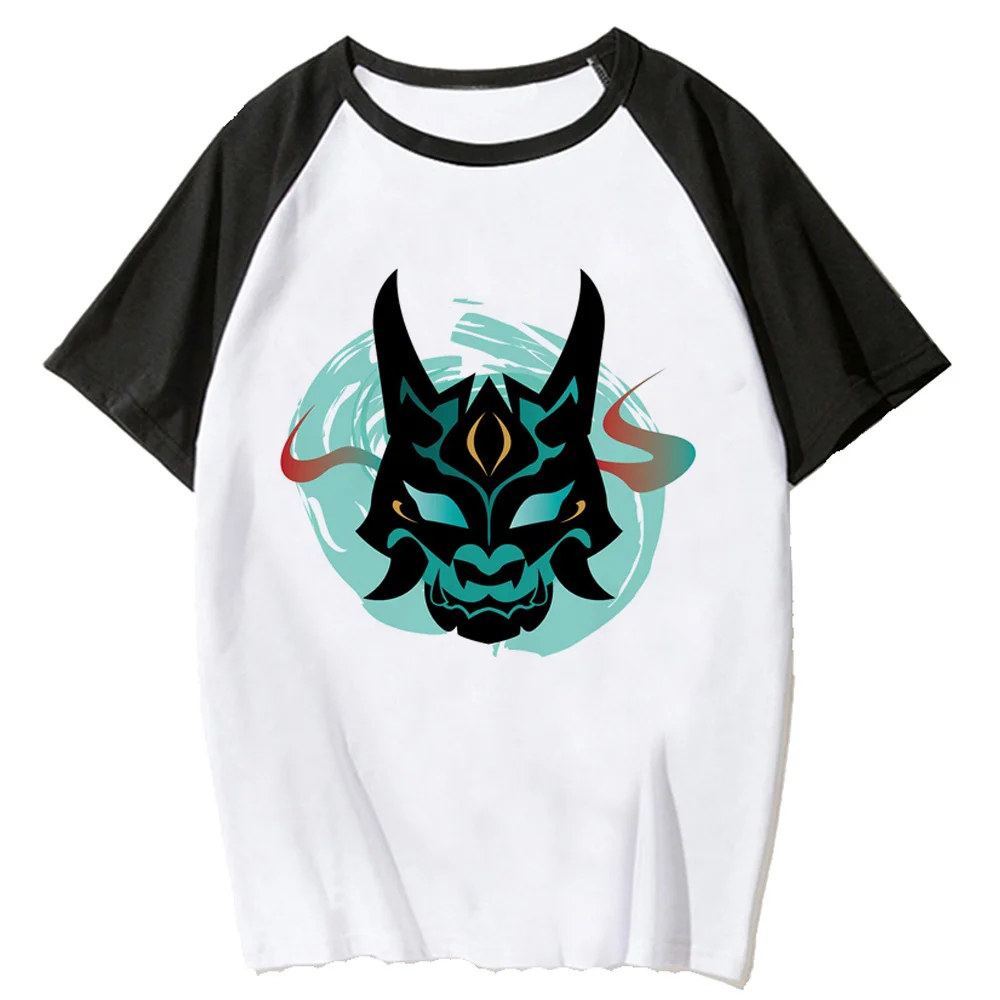 

Футболка Genshin Impact, Женская комиксная футболка, Женская смешная одежда с рисунком аниме