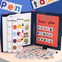 magnetic word puzzle game for childrens early education educational toys with english cardboard puzzles
