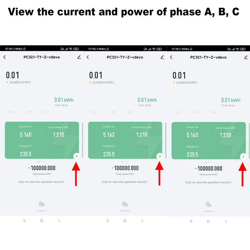 Tuya Smart 3 Phase Single Phase ZigBee Energy Meter KWh Power Monitor 500A 300A 200A 120A 80A with Clamp Current Transformer