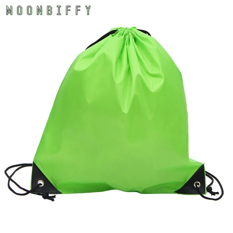 

Storage Solid Color Polyester Fabric Drawstring Pocket Nylon Drawstring Bag Drawstring Backpack Bag Backpack Drawstring Pocket