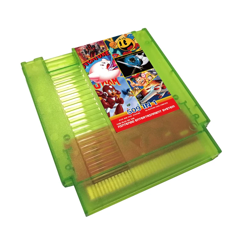 Игровой картридж NES 509 в 1 красно-серый 72-контактный Ретро для видеоигр 8 бит