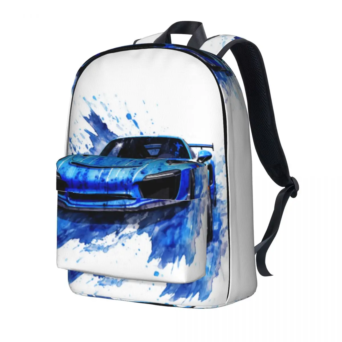 

Classic Sports Car Backpack Hyper Artistic Ink Drawing Camping Backpacks Teen Quality Durable High School Bags Kawaii Rucksack