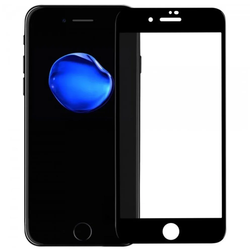 Защитное стекло П/П 4D черное для Apple iPhone 8 plus |